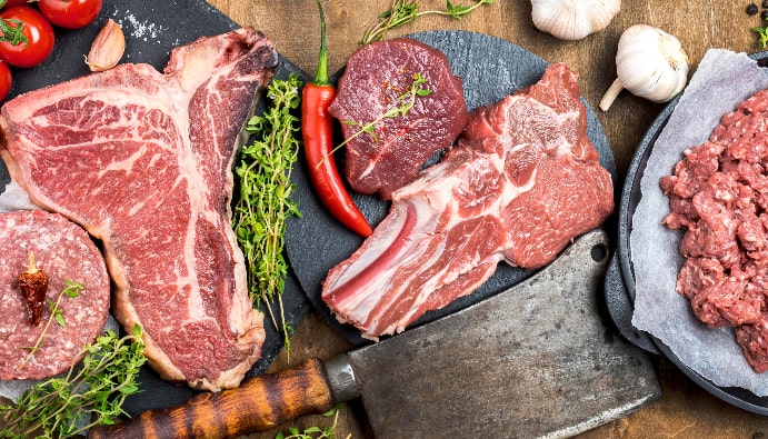 التحليل النسيجي للأغذية القائمة على اللحوم
